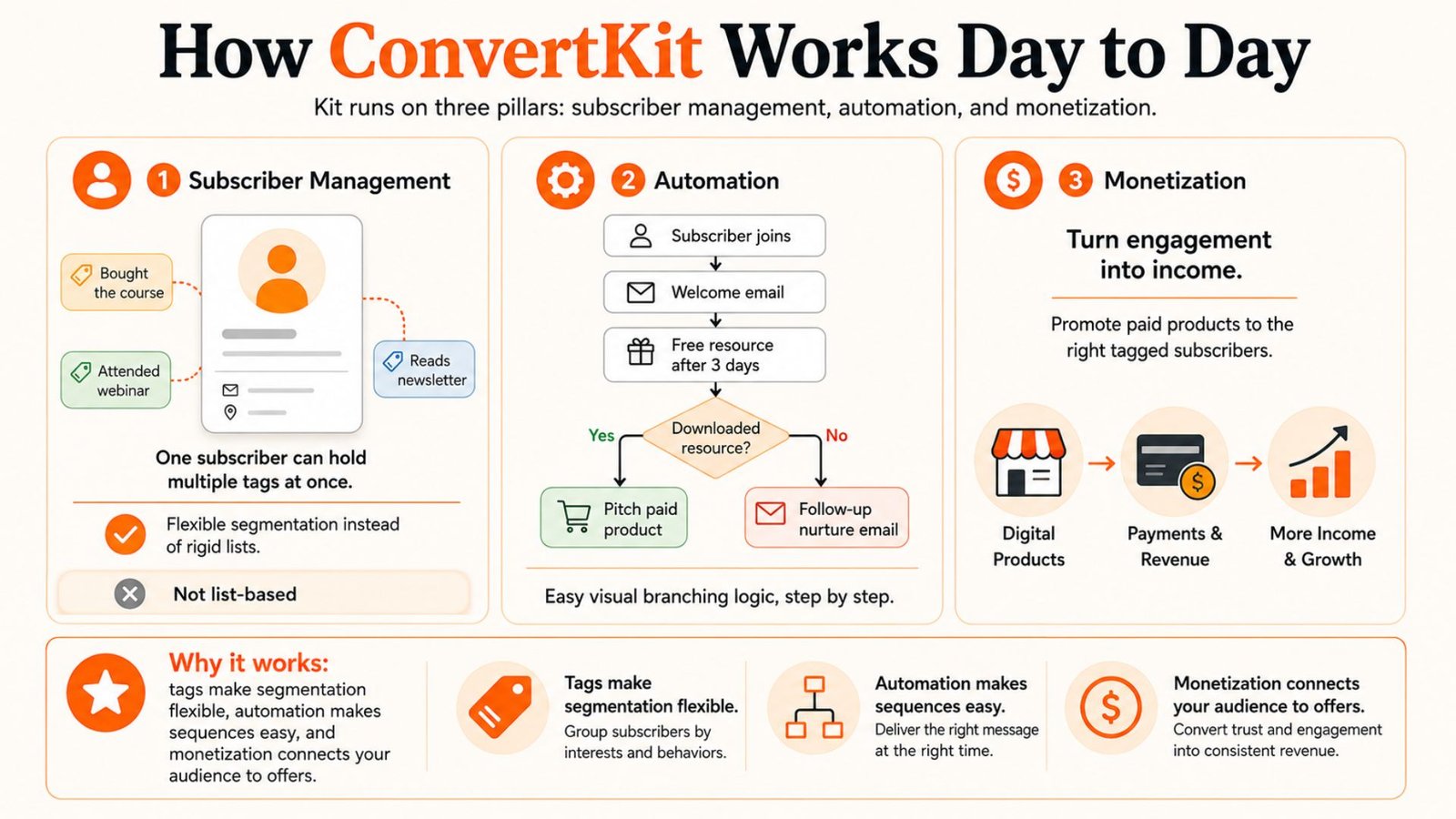 How ConvertKit Works Day to Day
