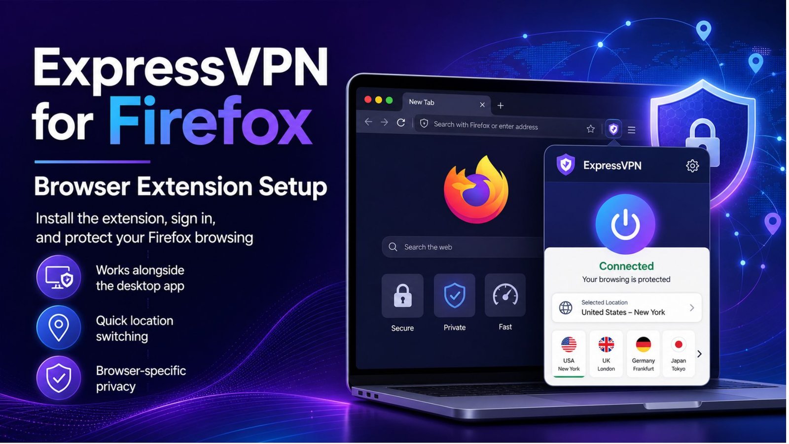 ExpressVPN for Firefox: Browser Extension Setup