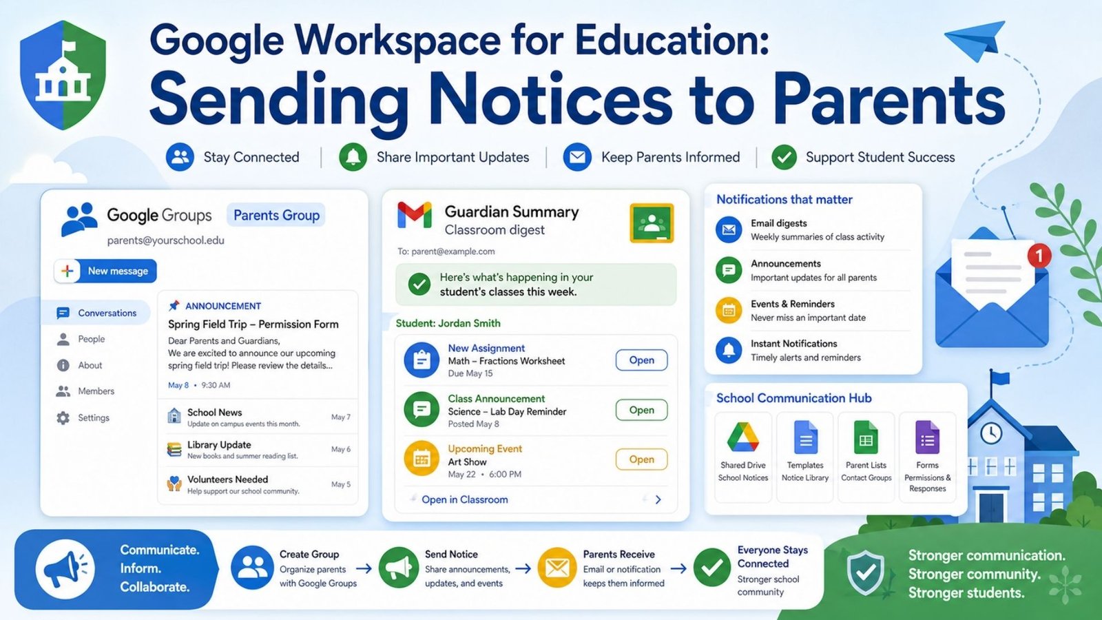 Google Workspace for Education: Sending Notices to Parents