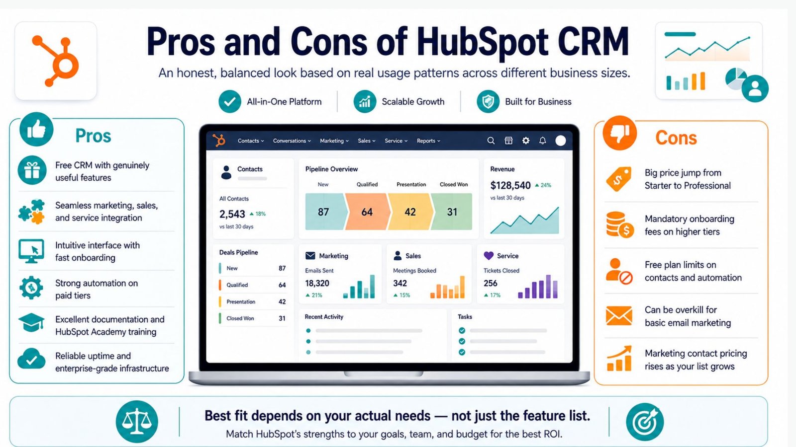 Pros and Cons of HubSpot CRM